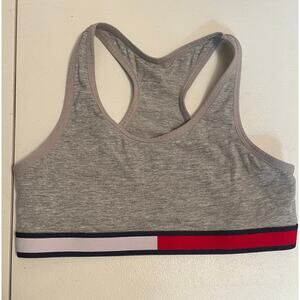 Tommy Hilfiger XL 16 sports bra red white blue gray girls teen‎